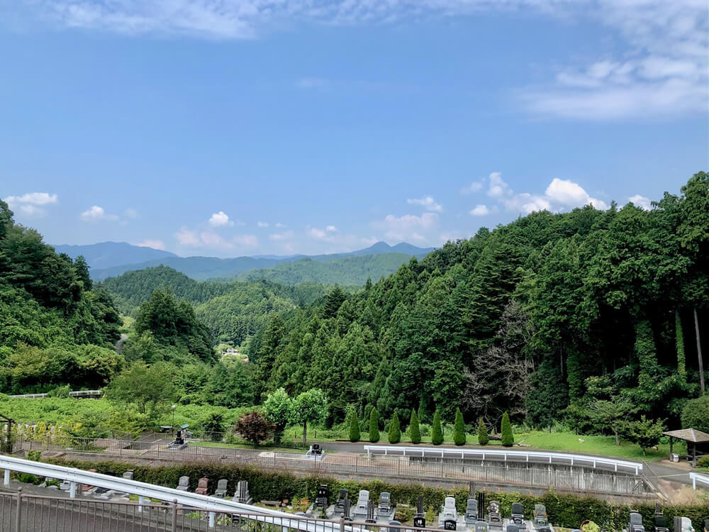 ひので霊園からの景観